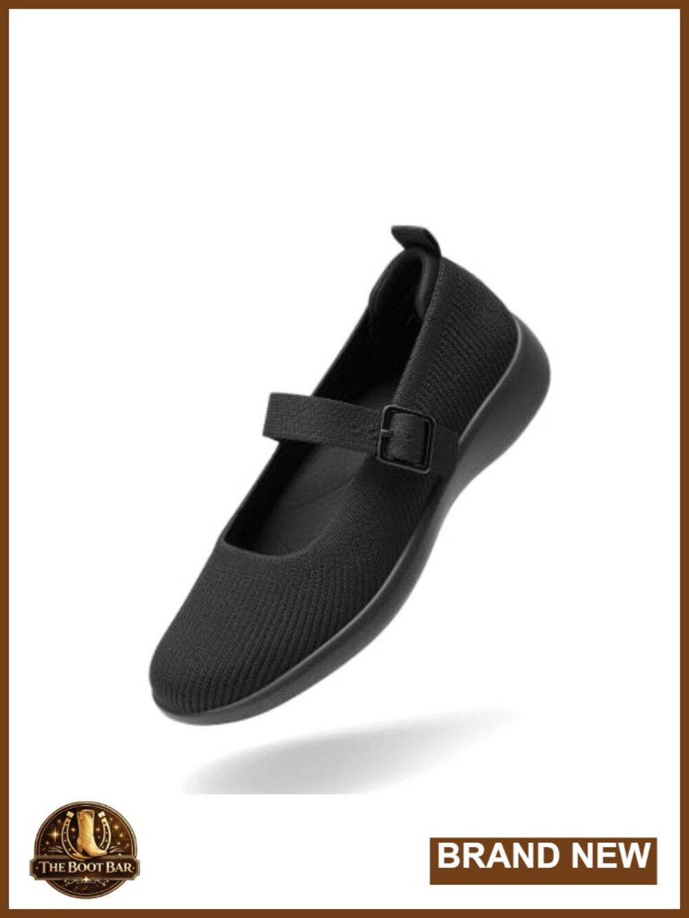 Women's Ballet Mary Jane Flats Breathable Knit Washable Comfort Shoes